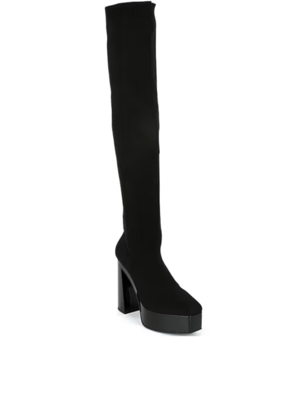Gianni Bini the Jarvis Stretch Knit Over-the-Knee Platform Boots Women's $140